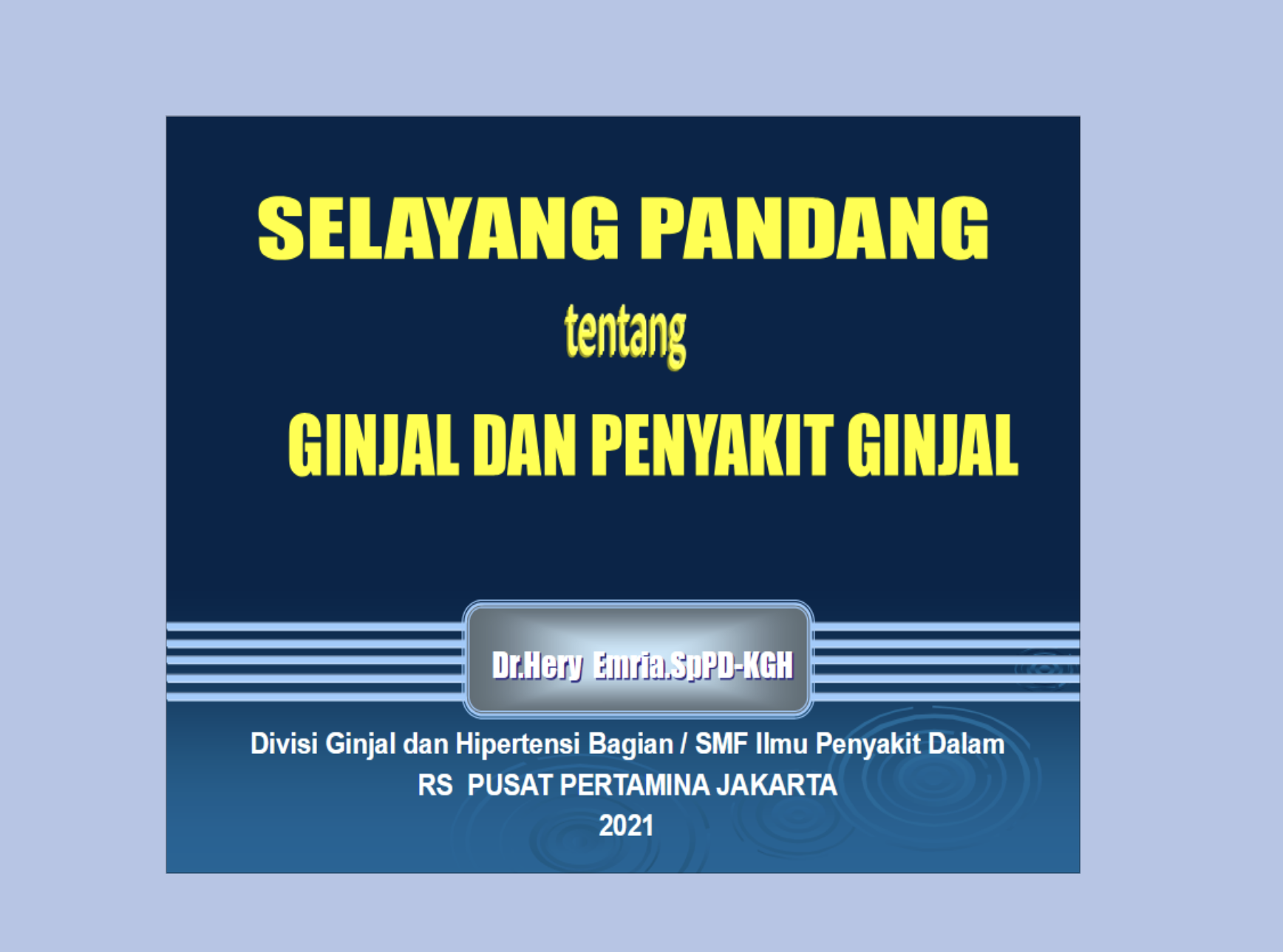Presentasi Ginjal