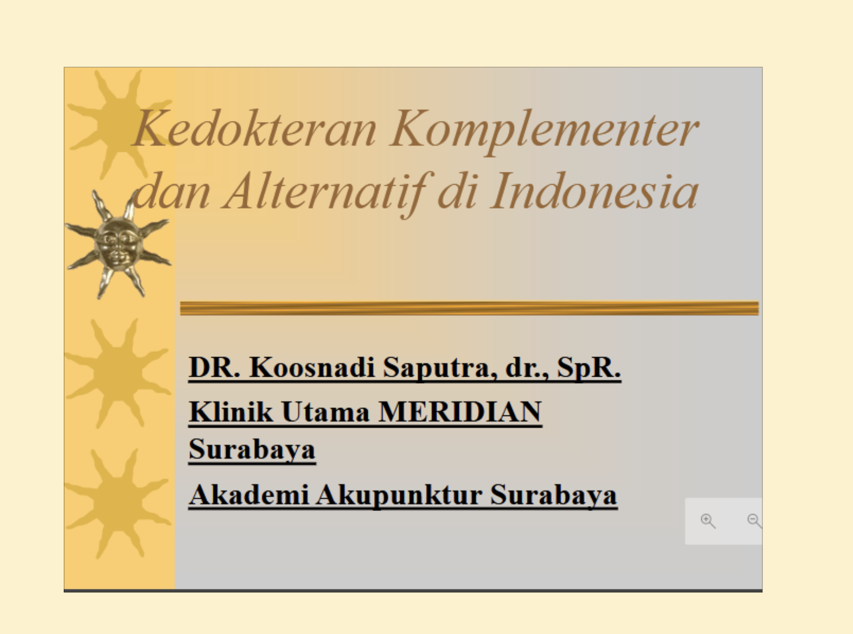 Presentasi Komplementer